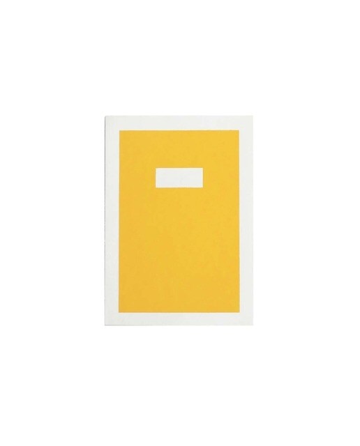 Caderno A5 Hanji Cabinet Papel Liso - Amarelo Amarelo-1