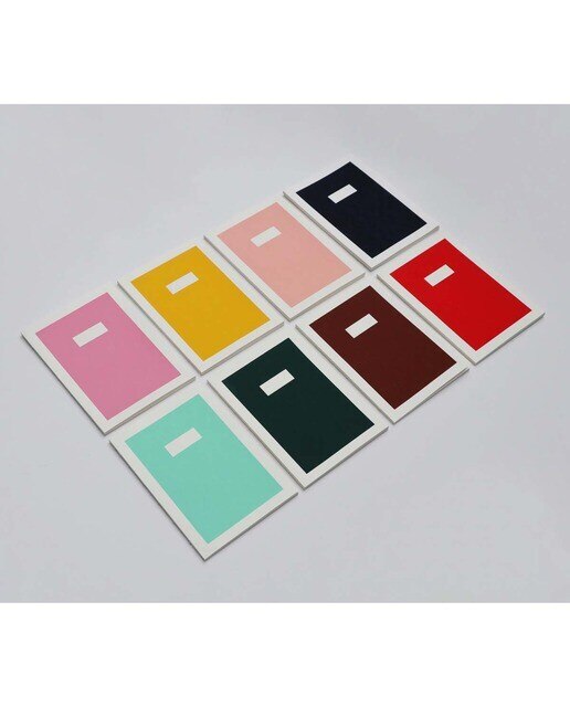Caderno A5 Hanji Cabinet Papel Liso - Amarelo Amarelo-6