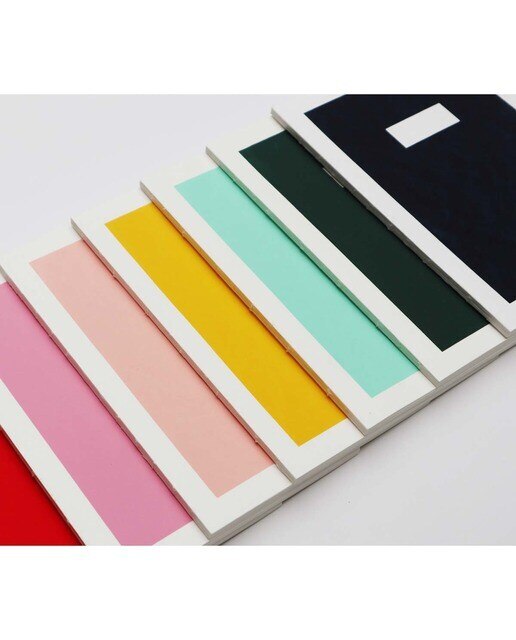 Caderno A5 Hanji Cabinet Papel Liso - Amarelo Amarelo-7
