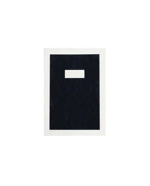 Caderno A5 Hanji Cabinet Papel Liso - Azul-Marinho Azul-marinho-1