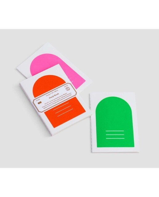 Pack 3 Cadernos Hanji Passport - Rosa Néon Rosa Néon-3