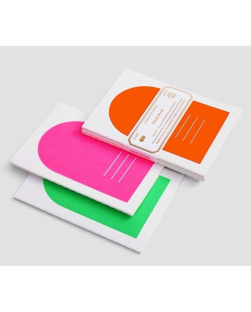 Pack 3 Cadernos Hanji Passport - Rosa Néon Rosa Néon-6