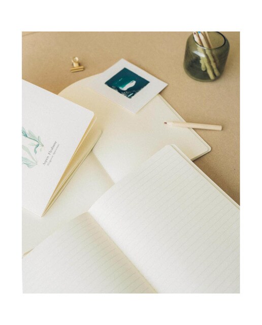 Pack 3 Cadernos Botanical Wild Flowers A5 - Branco Branco / Lilás-8