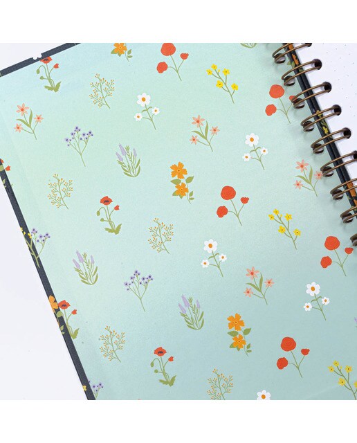 Bloco Espiral de Capa Dura 200 Páginas Florece Espanhol - 150x220 mm - Multicolor Multicolor-4