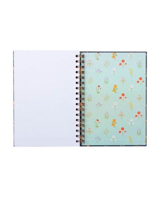 Bloco Espiral de Capa Dura 200 Páginas Florece Espanhol - 150x220 mm - Multicolor Multicolor-7