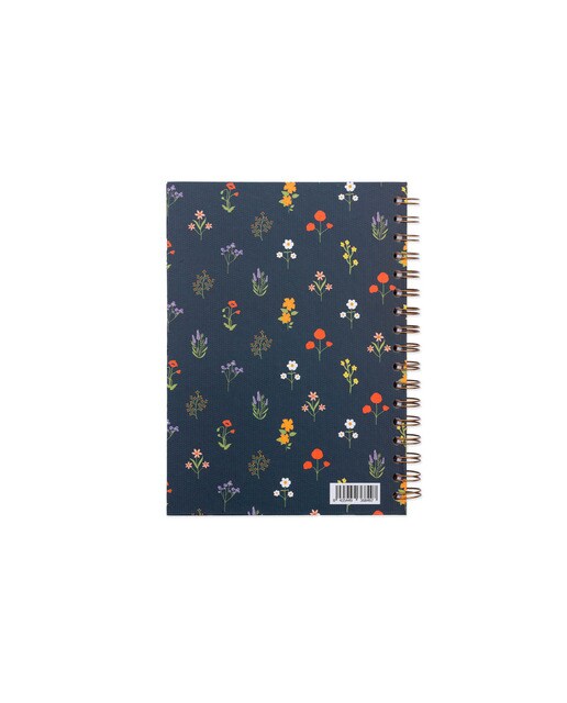 Bloco Espiral de Capa Dura 200 Páginas Florece Espanhol - 150x220 mm - Multicolor Multicolor-8