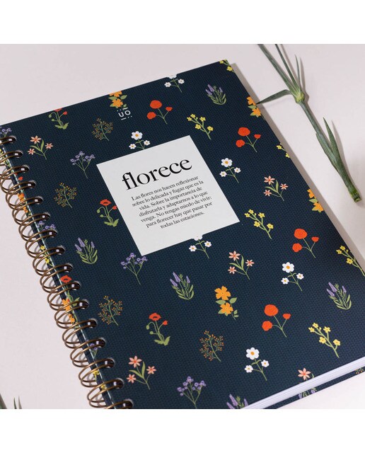 Bloco Espiral de Capa Dura 200 Páginas Florece Espanhol - 150x220 mm - Multicolor Multicolor-9