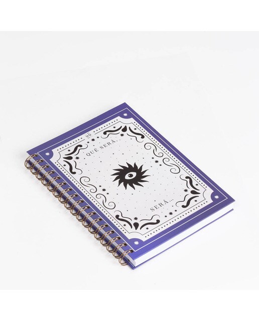 Bloco Espiral de Capa Dura 200 Páginas Qué Será Será Espanhol - 150x220 mm - Multicolor Multicolor-10