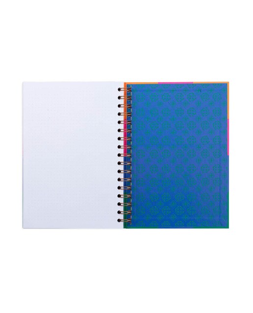 Bloco Espiral de Capa Dura 200 Páginas Disfrutar Espanhol - 150x220 mm - Multicolor Multicolor-7