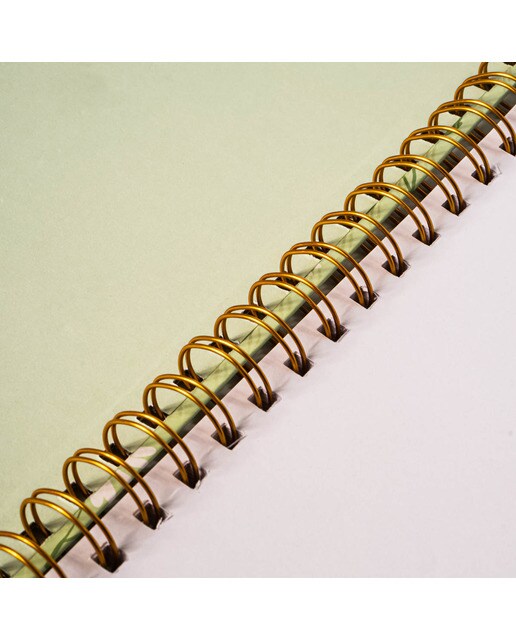 Libreta espiral L margaritas Frost azul /Blanco Verde / Blanco-2