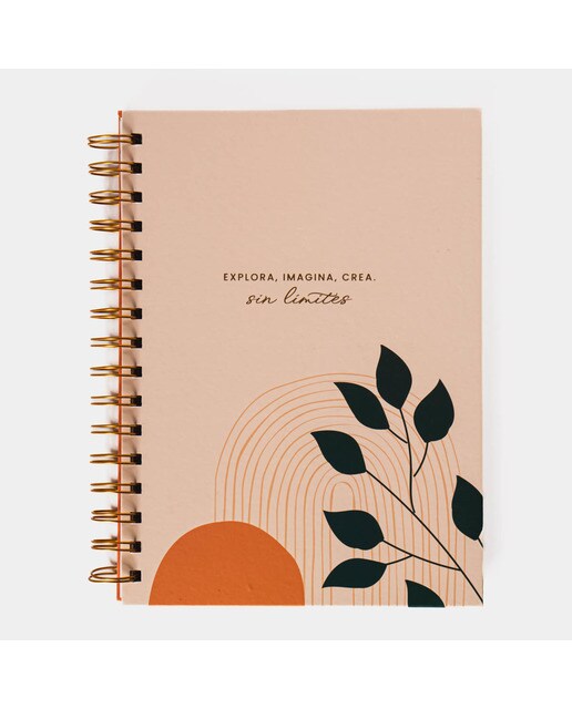 Libreta espiral M hojas Frost naranja Naranja-1