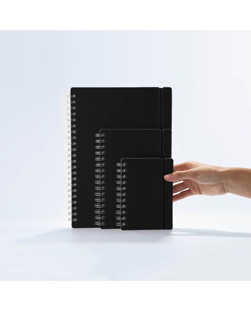 Caderno A4 liso Vacavaliente preto 5