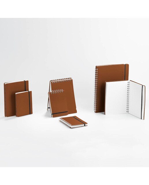 Caderno A4 Liso Vacavaliente couro 3