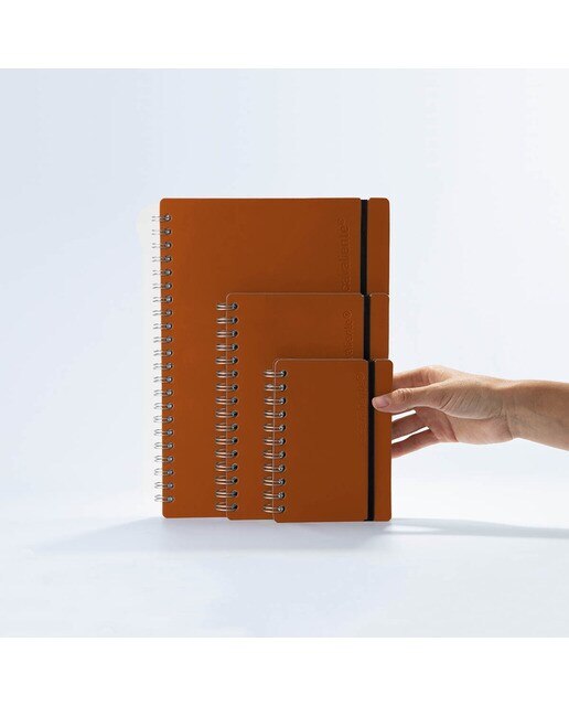Caderno A4 Liso Vacavaliente couro 5