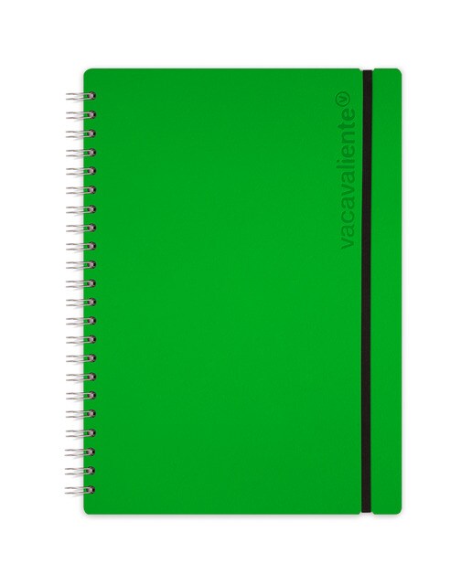 Caderno A4 liso vacavaliente preto 1