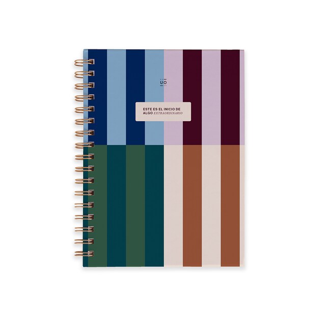 Imagen 0 de Libreta tapa dura Este es el inicio de algo extraordinario UO multicolor