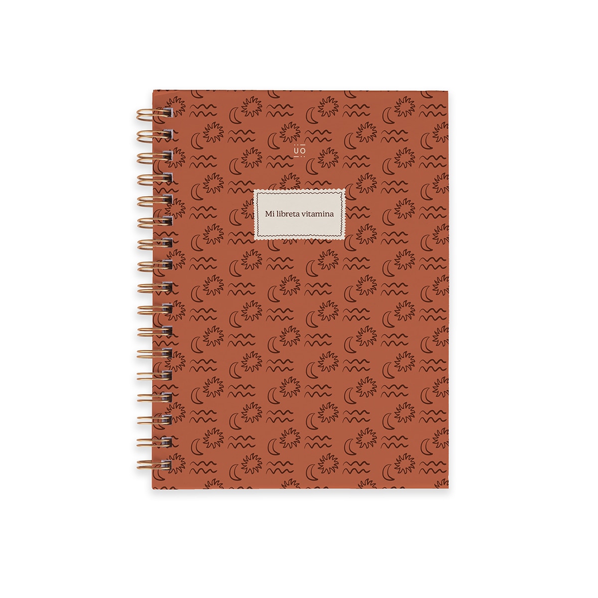 Imagem 0 de Bloco de Notas Capa Dura "Mi Libreta Vitamina" UO Multicolor