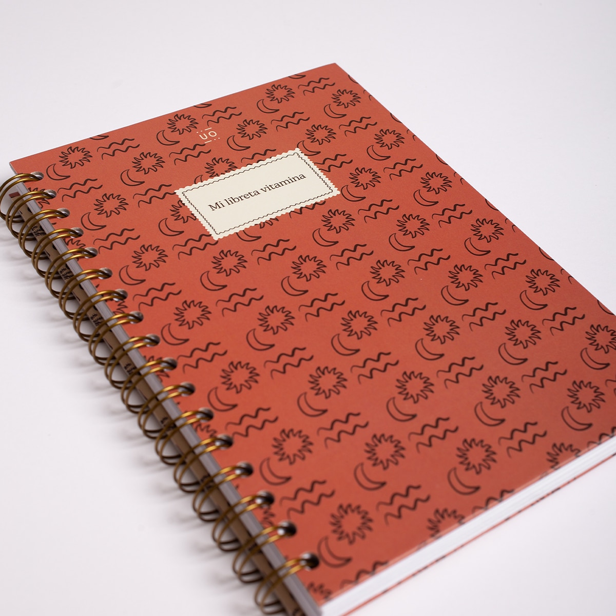 Bloco de Notas Capa Dura "Mi Libreta Vitamina" UO Multicolor Multicolor-2