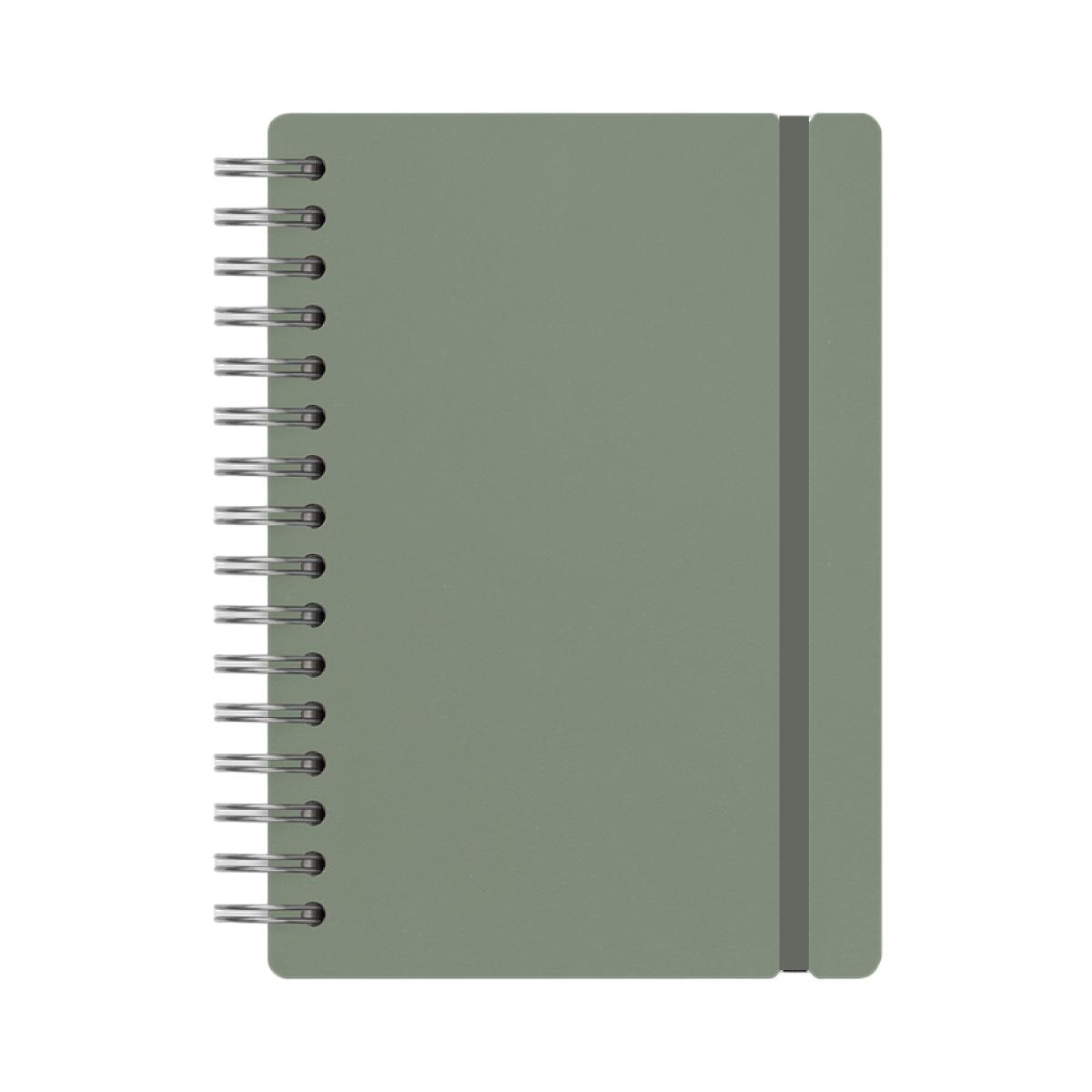Cuaderno A5 rayado vacavaliente verde 1