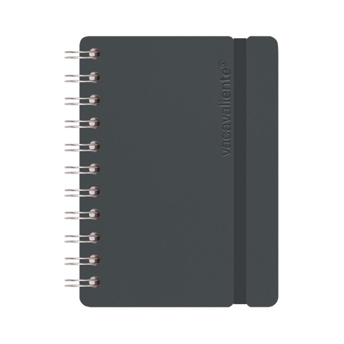 Cuaderno A6 rayado vacavaliente gris 1