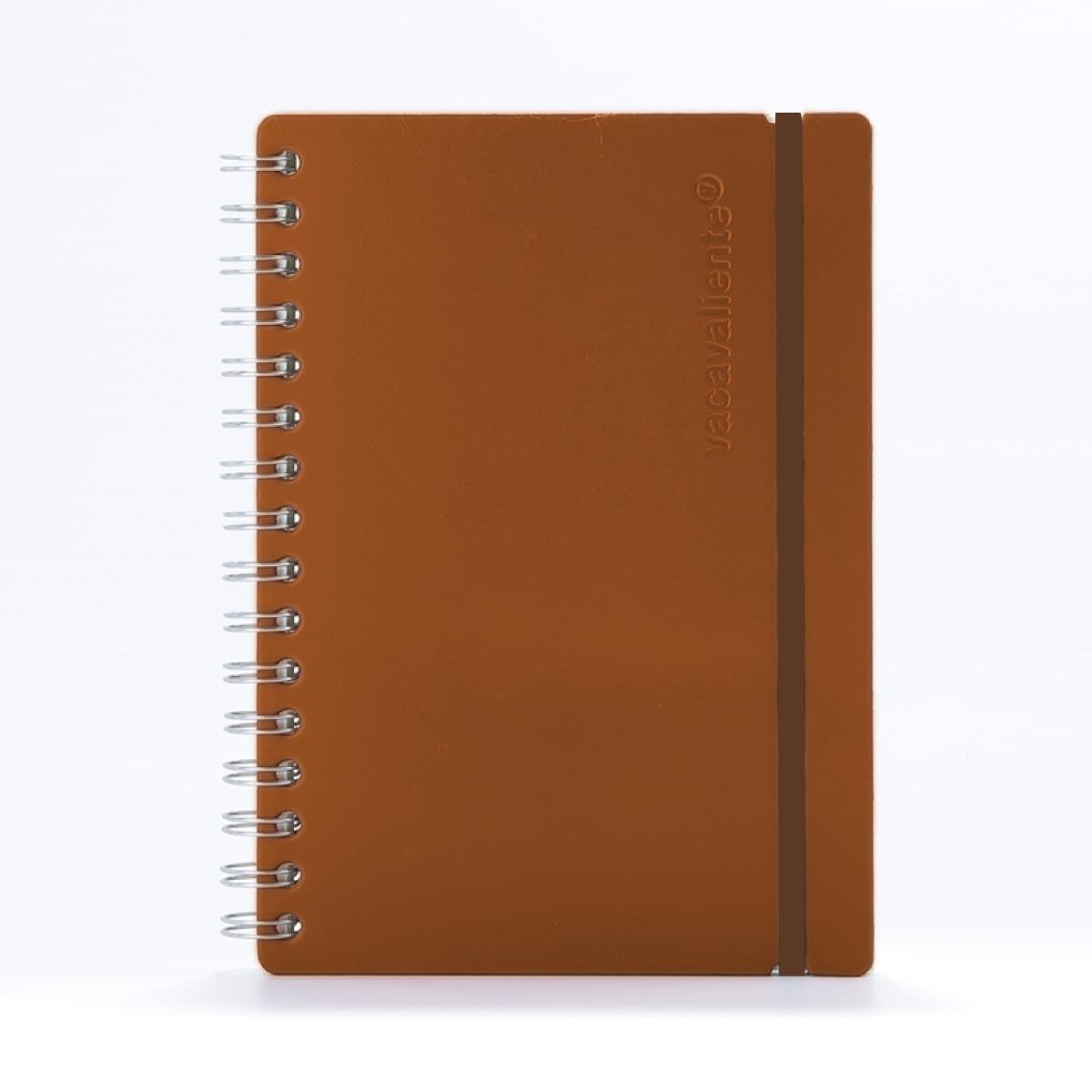 Imagen 0 de Cuaderno A6 rayado Vacavaliente marrón matone