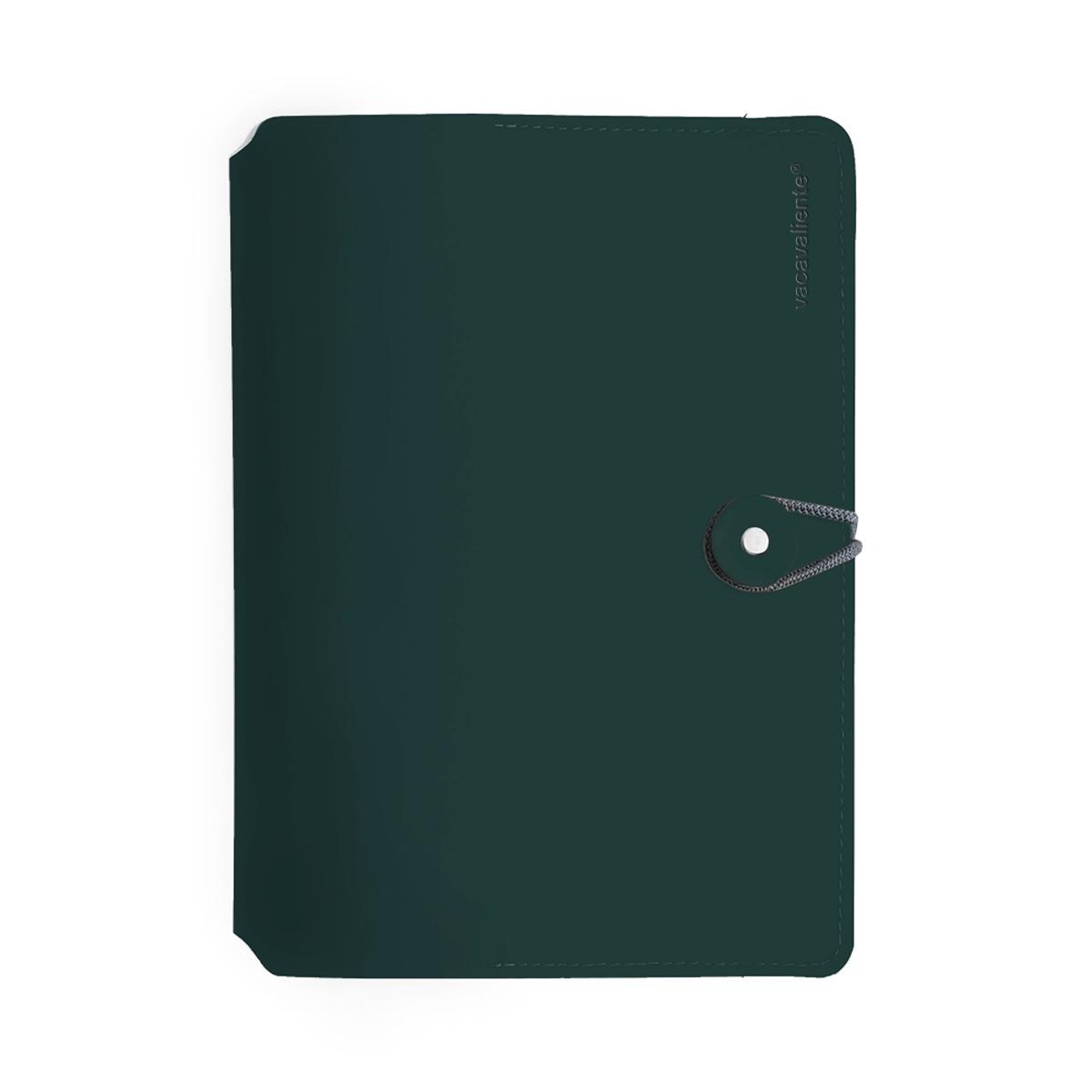 Cuaderno A5 rayado vacavaliente verde amazónico 1