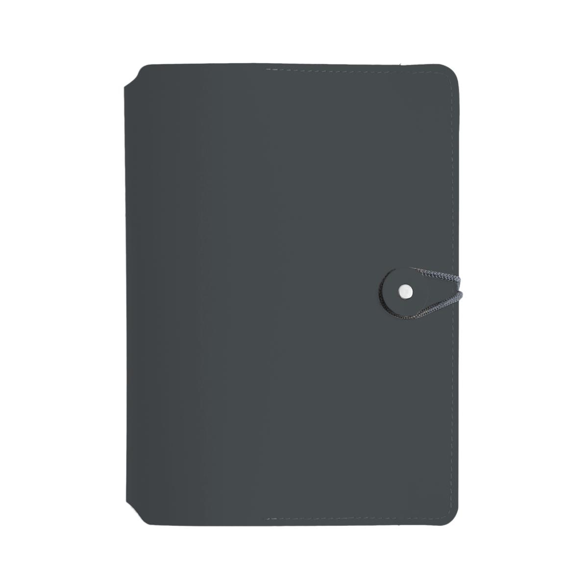 Cuaderno A5 rayado vacavaliente gris 1