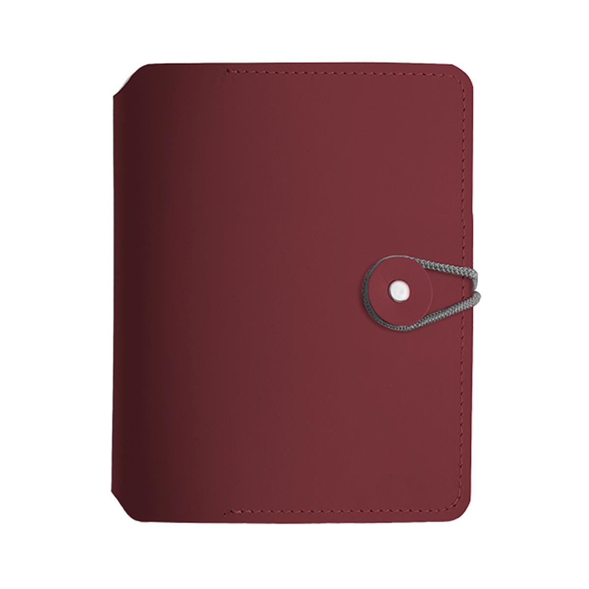 Cuaderno A6 punteado vacavaliente granate 1