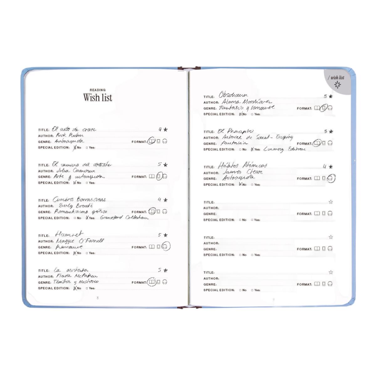 Journal Reading is sexy 145x210 mm UO Azul inglés Multicolor-3