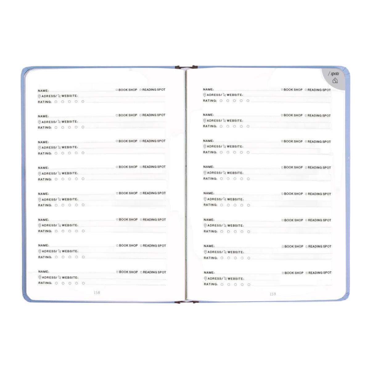 Journal Reading is sexy 145x210 mm UO Azul inglés Multicolor-5