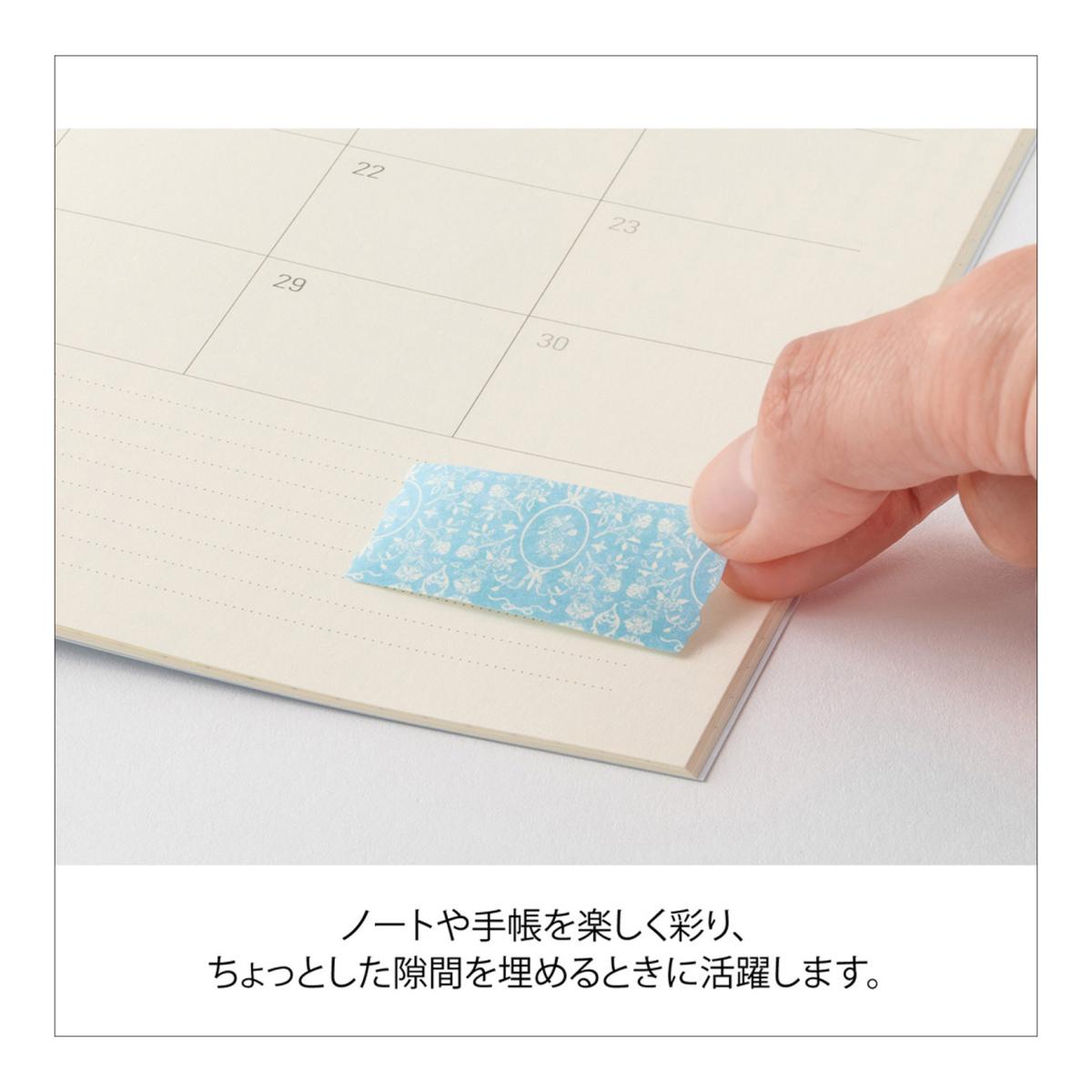 Rolo de autocolantes antigos Yuru Log Midori Multicolor-4