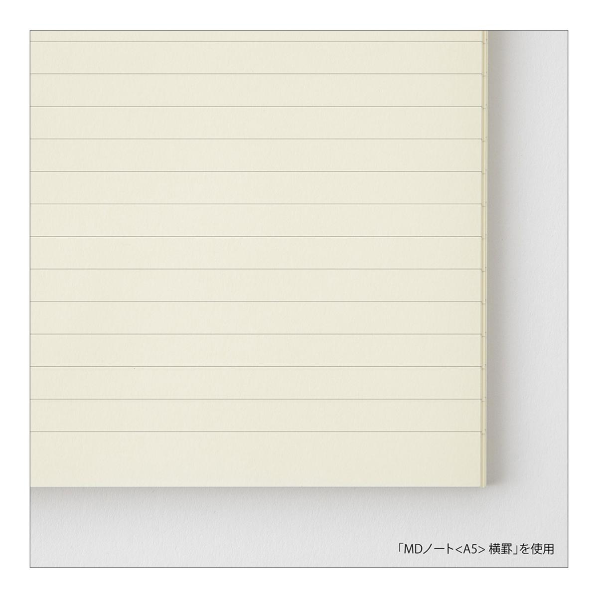 Caderno pautado Midori A7 Branco-6