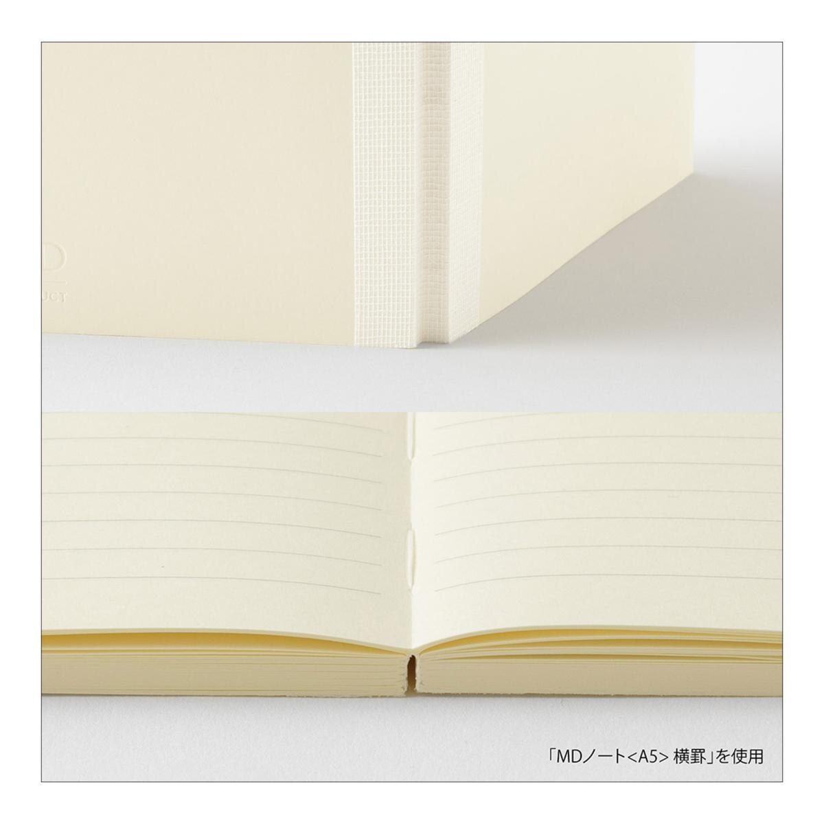 Caderno pautado Midori A7 Branco-8