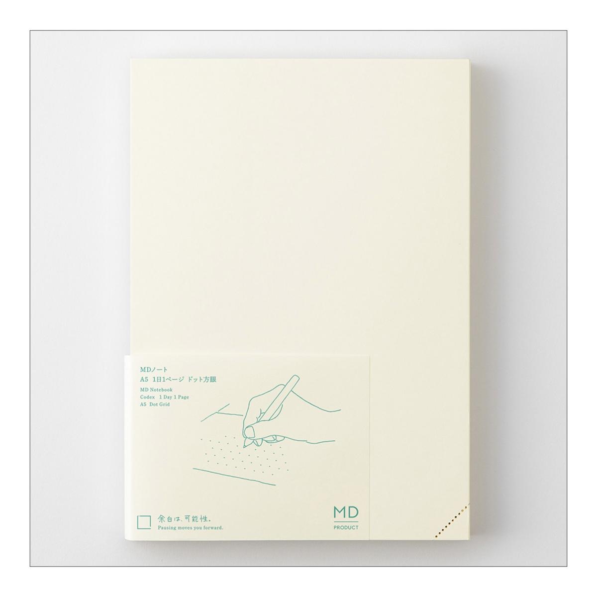 Imagen 11 de Cuaderno Midori A5 CODEX puntos Blanco