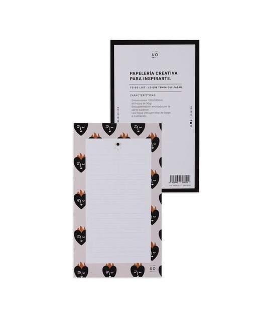 Bloco de Notas Checklist 60 Folhas Y que Pase lo que Tenga que Pasar Espanhol - 100x180 mm - Multicolor Multicolor-1