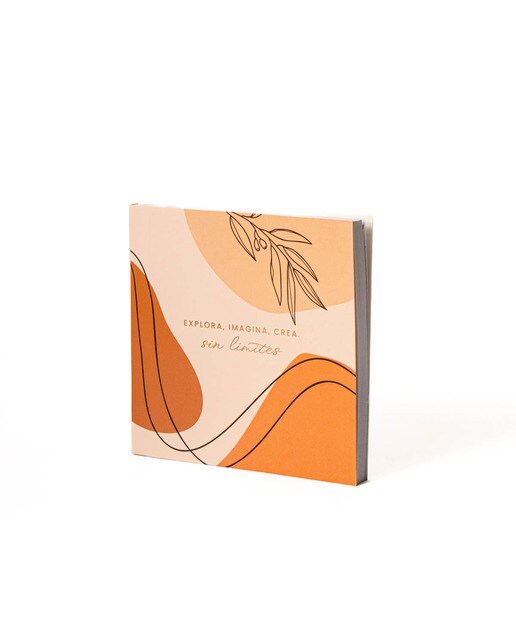 Imagem 0 de Memopad S Folhas - Laranja/Preto