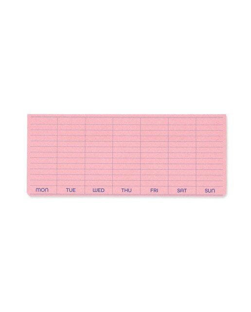Imagem 0 de Notas adesivas semanais cor-de-rosa Penco
