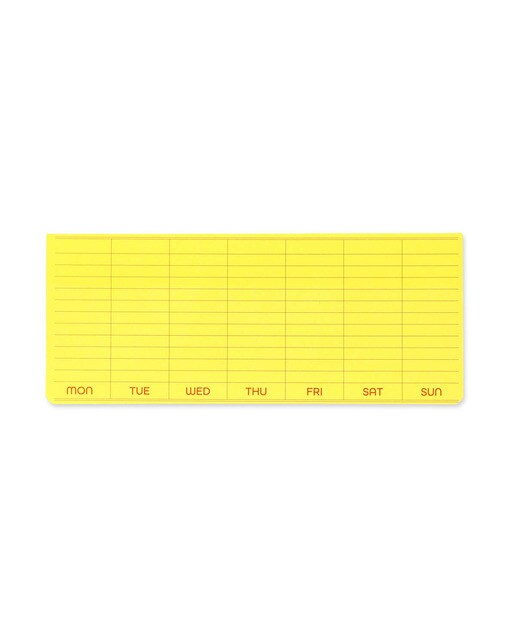 Imagem 0 de Nota adesiva semanal Penco amarelo