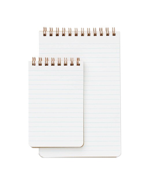 Bloco de argolas S papel pautado 7mm Penco capa verde menta Menta-6