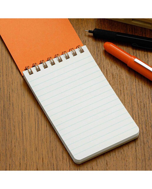 Bloco de argolas S papel pautado 7mm Penco capa verde menta Menta-7