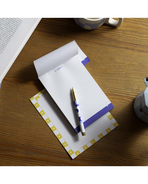 Conjunto de blocos de notas Akalia Kokonote Azul Azul / Amarelo-6