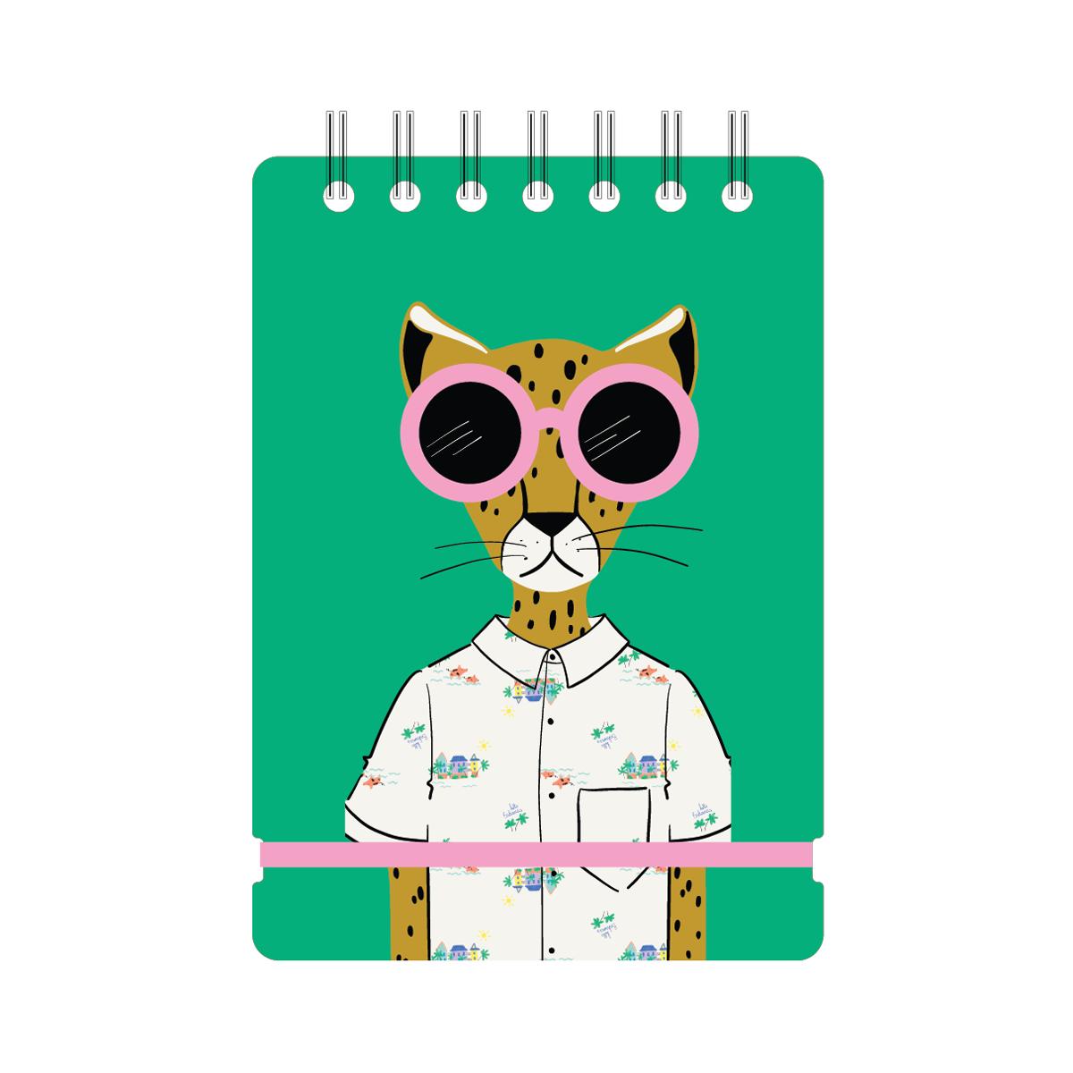 Imagem 0 de Bloco de notas A6 liso Studio Mariisore Leo Hipster vacavaliente