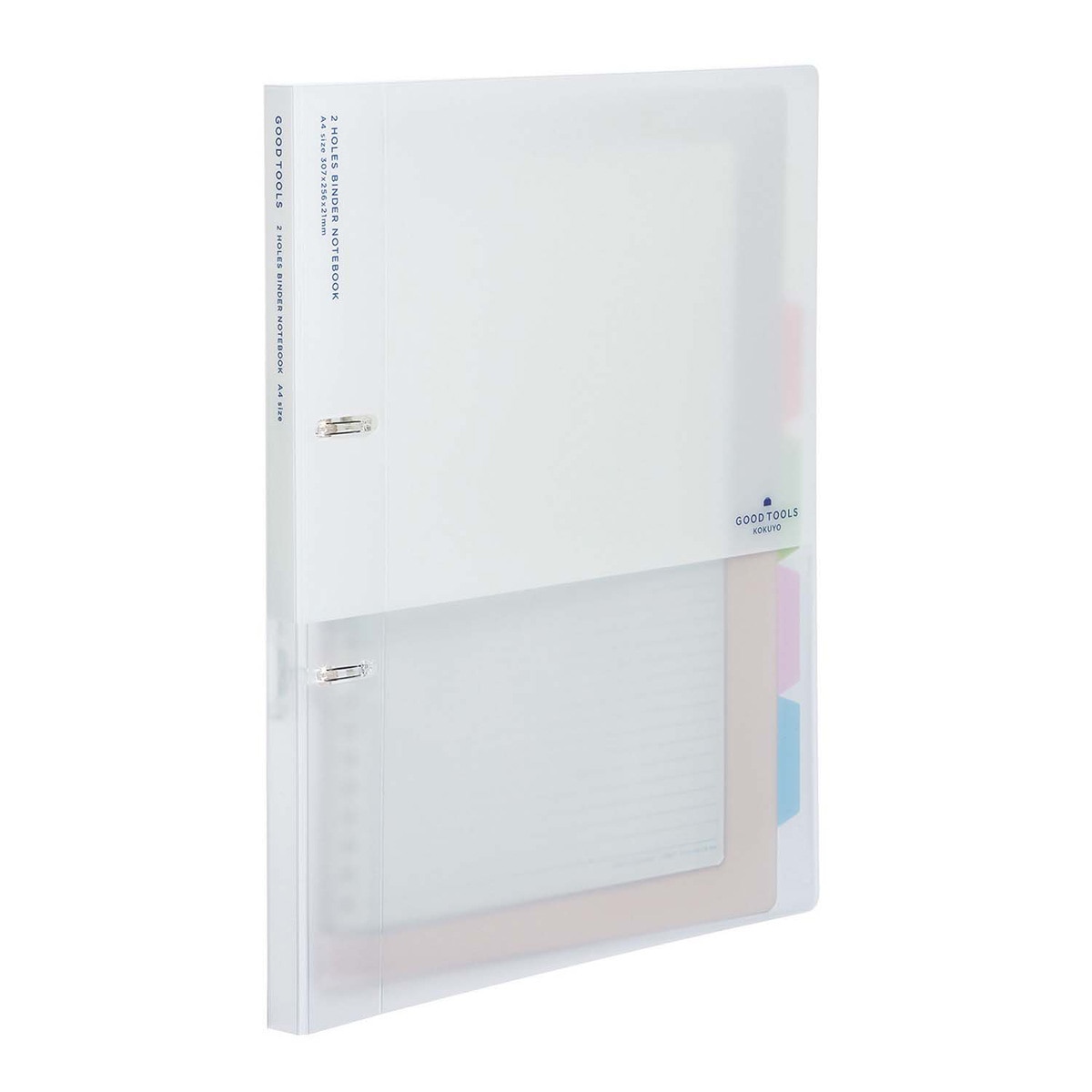 Archivador 2 anillas Kokuyo Good Tools Blanco-2