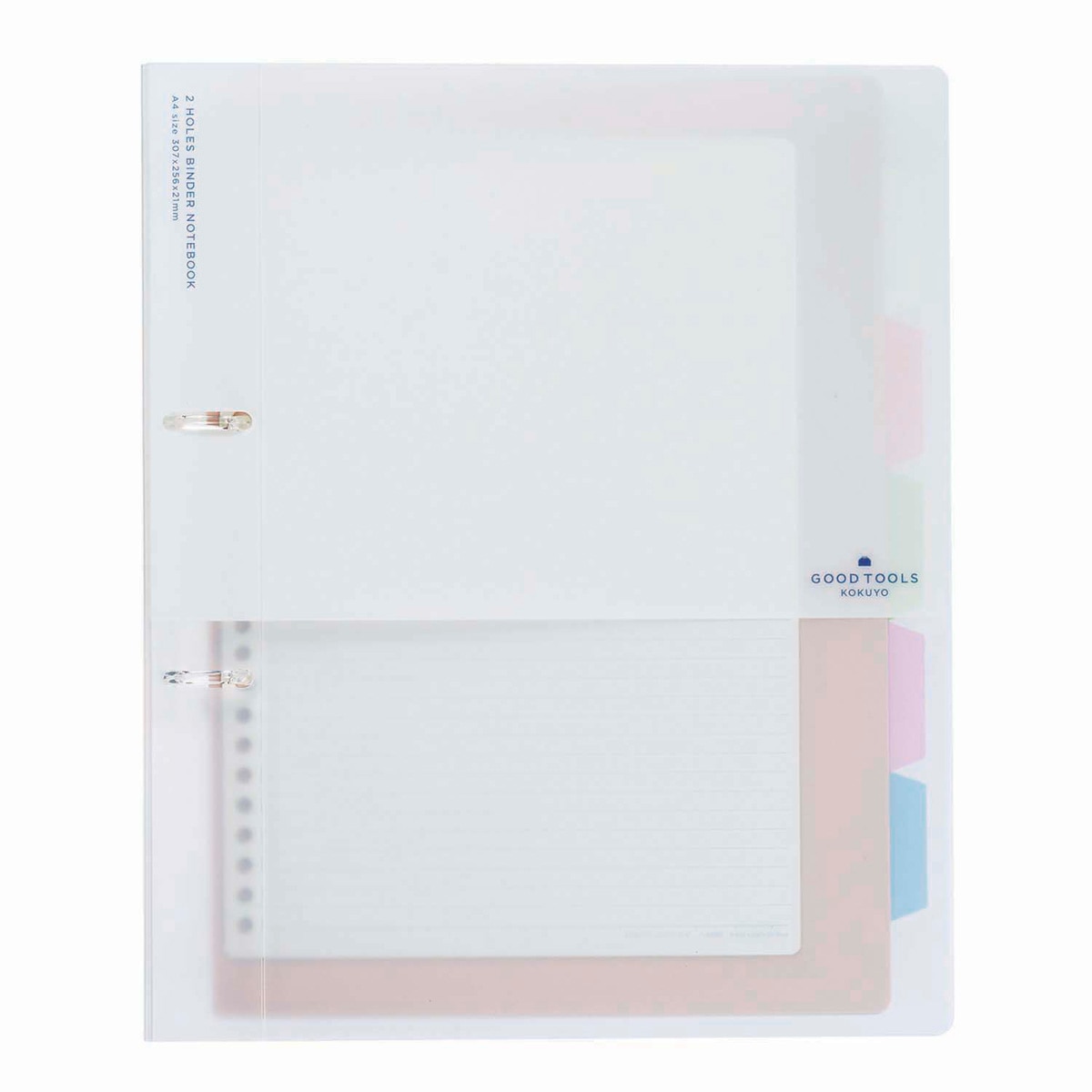 Archivador 2 anillas Kokuyo Good Tools Blanco-10