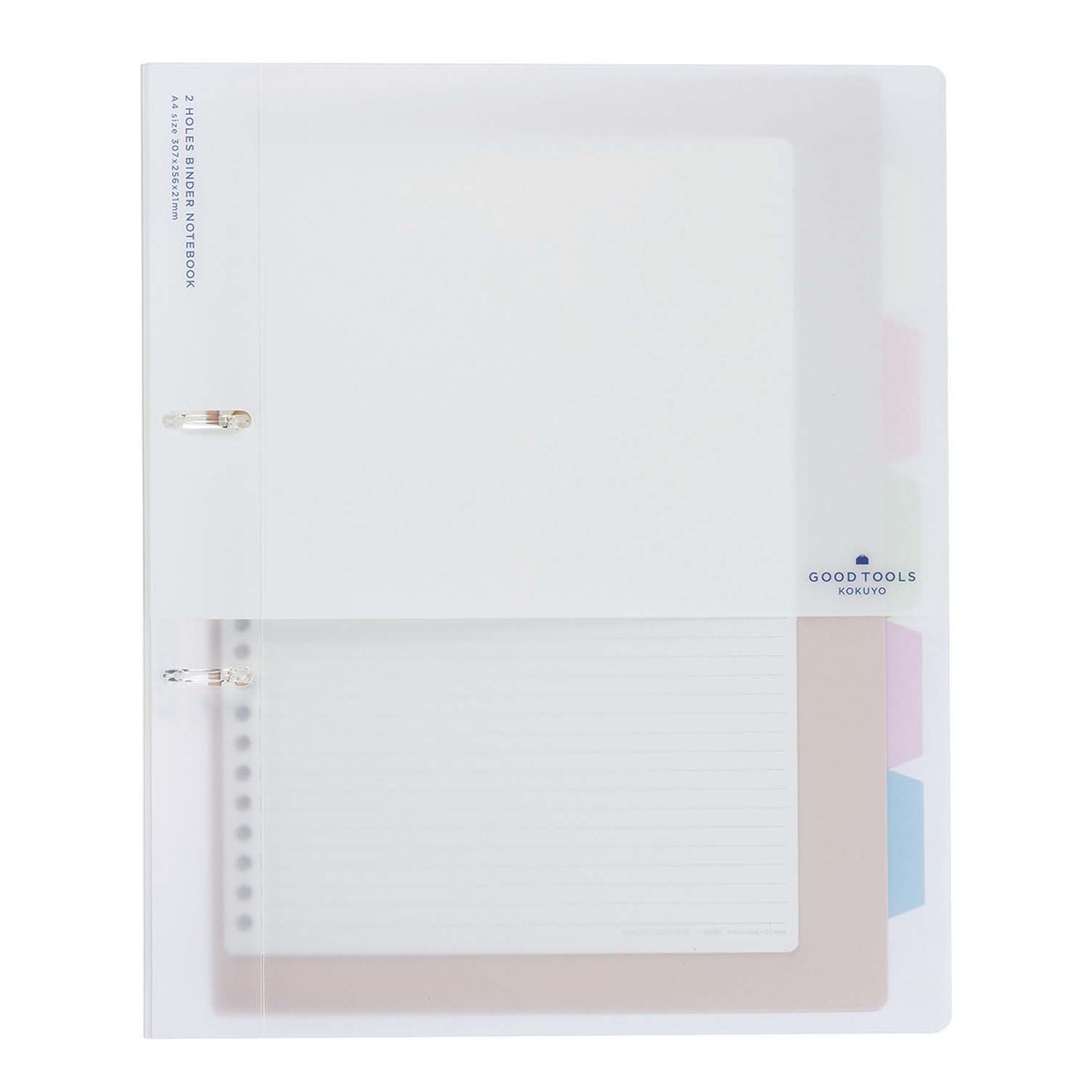 Archivador 2 anillas Kokuyo Good Tools Blanco-11