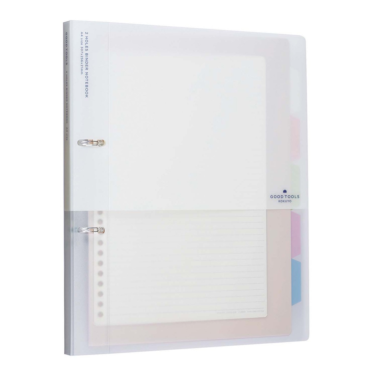 Archivador 2 anillas Kokuyo Good Tools Blanco-12