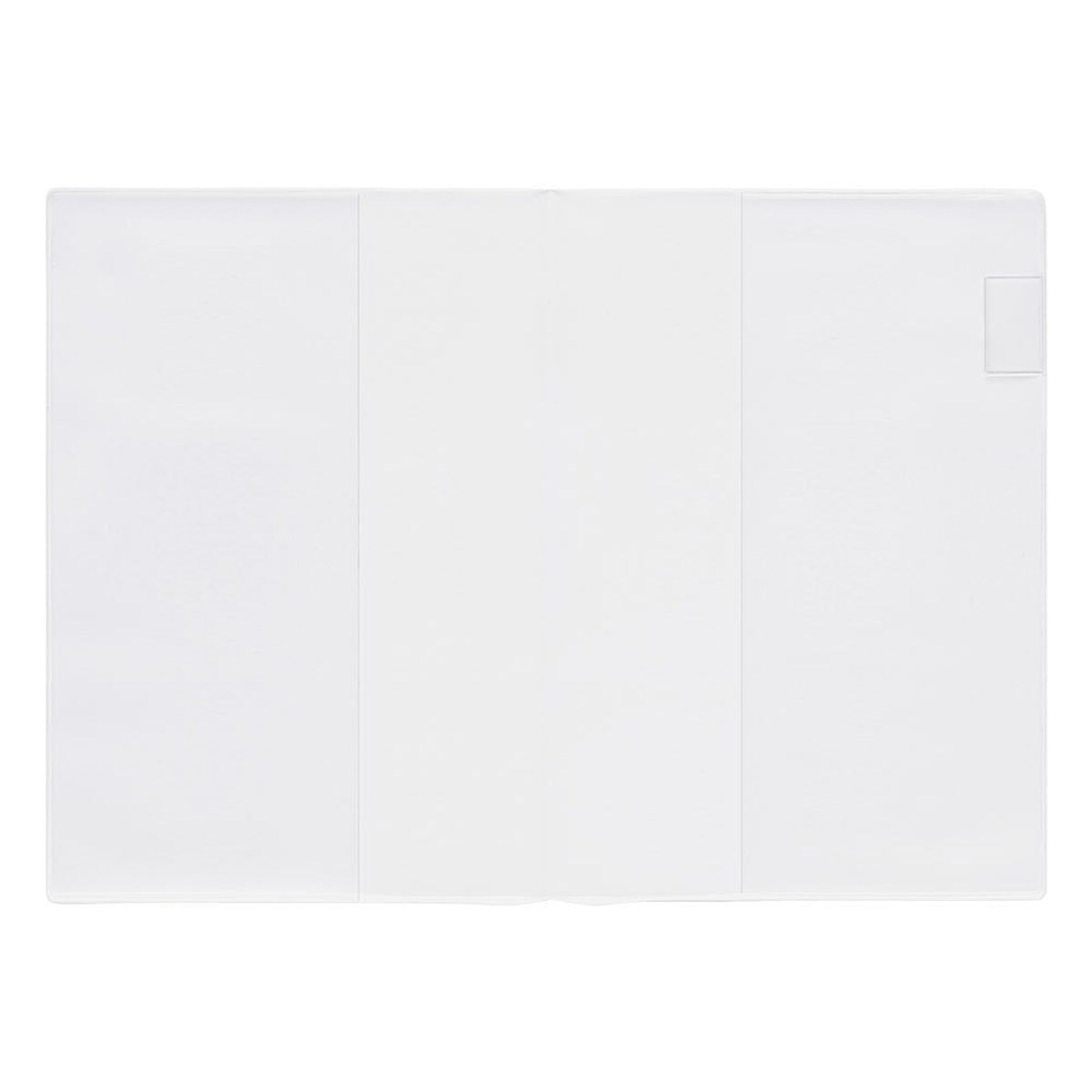 Capa de plástico transparente Midori caderno MD A5 2