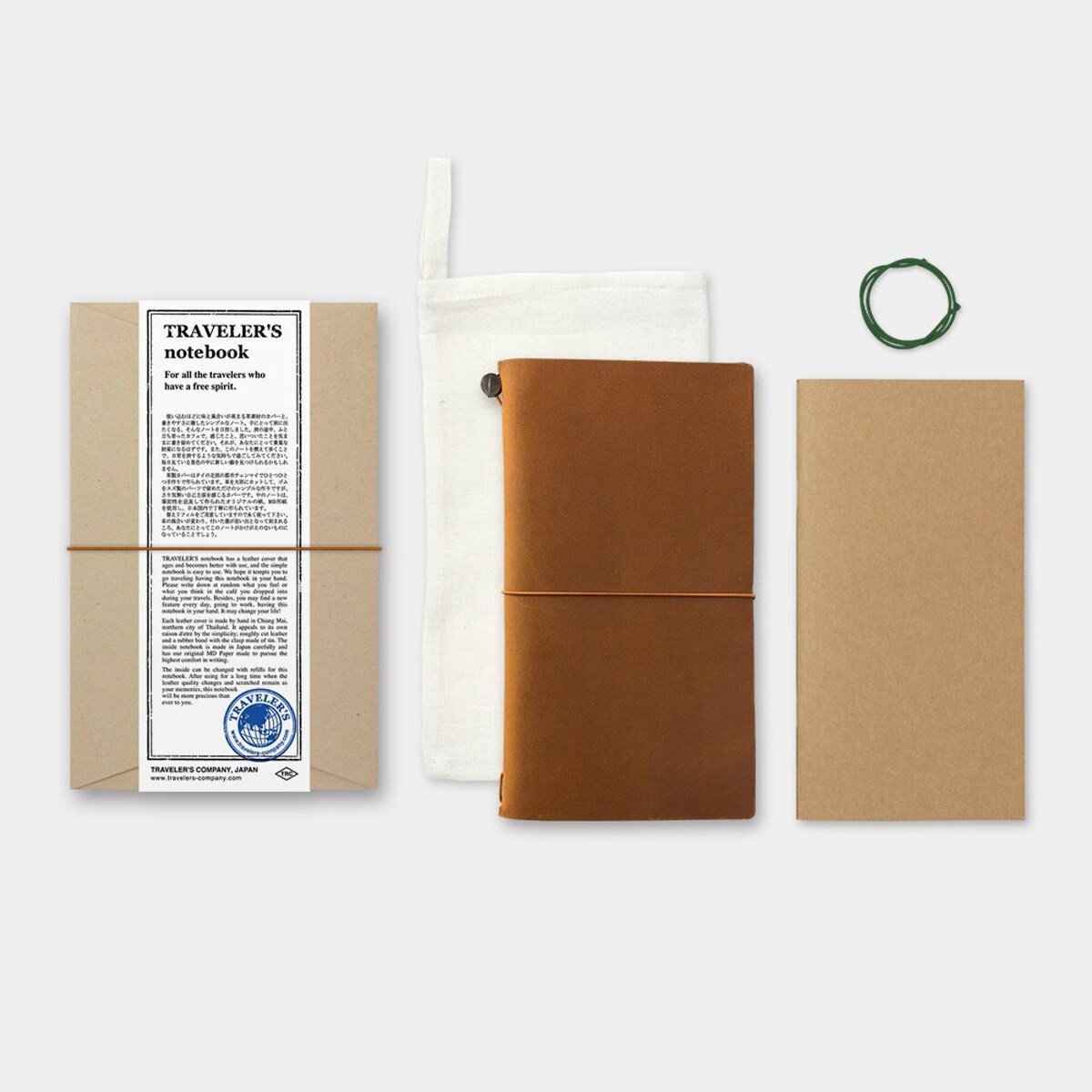 Bloco em Pele Traveler's Company - Camel 2
