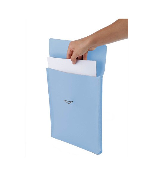 Paste de Documentos A4 Vertical Vacavaliente azul celeste 2