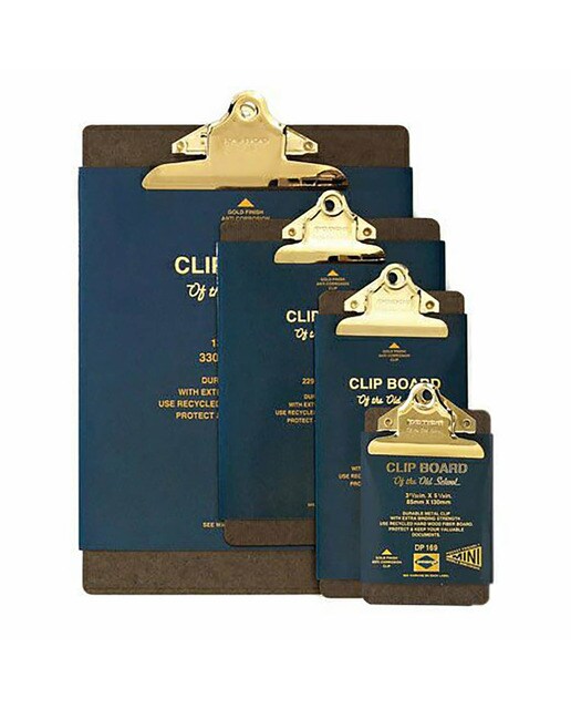 Prancheta mini Penco clip dourado Dourado-7